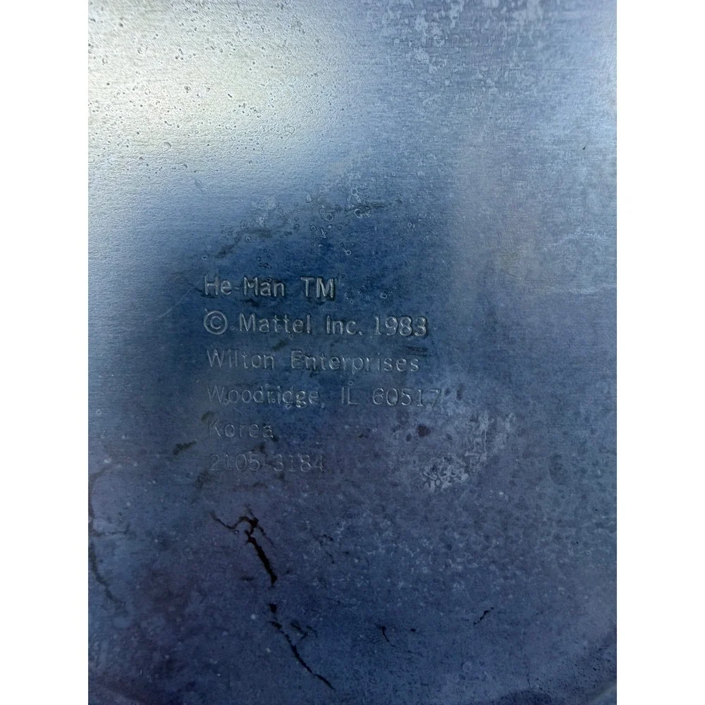 Vintage 1983 Wilton He-Man Masters of the Universe Aluminum Cake‎ Pan 2105-3184